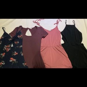 GARAGE DRESSES + ROMPER